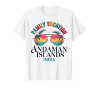 Andaman Islands India - Gafas de Sol para Vacaciones Familiares Camiseta