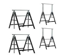 Andamio Caballete Plegable para Obras 4x Caballete Altura Regulable 400KG