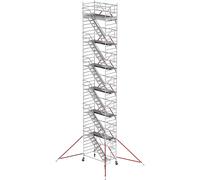 Andamio con escalera RS TOWER 53 ancho Altrex, plataforma de madera, longitud 2,45 m