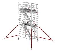Andamio con escalera RS TOWER 53 ancho Altrex, plataforma de madera, longitud 2,45 m
