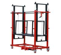 Andamio Eléctrico con Ruedas Universales, Plataforma Elevadora Móvil Plegable, con Capacidad De Carga De 500 Kg.(Raise 3 metres)