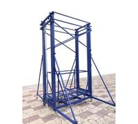 Andamio eléctrico de 660 libras, plataforma de andamio motorizada de 13 m con polipasto PA800 de 5 x 2 pies, tamaño 3 puertas para uso constructo