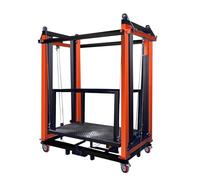 Andamio Eléctrico, Plataforma Elevadora Totalmente Automática, Altura De Elevación De 2 A 6 M, Control Remoto Y Rueda Universal.(5M)