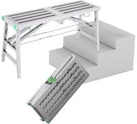 Andamio Plegable de 15.7 Pulgadas de Ancho, Plataforma de Trabajo Multiusos, Torre de anda