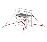 Andamio rodante RS TOWER 55 Altrex, plataforma de madera, longitud 2,45 m