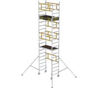 Andamio unipersonal FLEXXTOWER MUNK, altura de trabajo 6 m