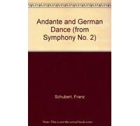 Andante and German Dance: from Symphony No. 2. violin and piano.