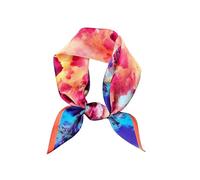 ANDANTINO - Bufanda de 100% seda de morera, pañuelo cuadrado ligero de 53,3 cm, bufanda transpirable con impresión digital con embalaje de regalo, M