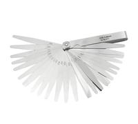 ANDARS 32 Piezas Galgas Reglaje Valvulas, Acero Inoxidable Galgas de Espesores, Métrica Calibre de Espesores, para Medición Precisa de Ancho de Hueco, Espesor y Distancia, Hueco