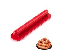 ANDARS Cortador de Perritos Calientes 29,5 × 6,4 cm con Mango | Cortador de Presentación de Hot Dogs para Cocina | Máquina de Perritos Calientes para Casa, Restaurante, Barbacoa, Salchichas de Curry