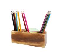 ANDARS Portalapices Escritorio, 20,3 x 6 x 7,4 cm Bote Lapices Escritorio, Forma Cuadrada Lapicero Escritorio, Adecuado para Almacenamiento de Escritorio de Bolígrafos y Material de Oficina