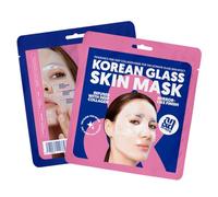 ANDBeauty Korean Glass Skin Mask - Máscara de hidrogel colágeno, tratamiento de sobrenoche, brillo instantáneo, fermentado Skincare, Snow Mushroom Hyaluron, sin fragrancia
