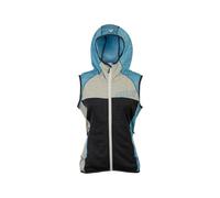 Ande W43003-U580 QUALIDO LADY VEST Sports vest Mujer ANTRACITE/BLU ATOLLO Tamaño L