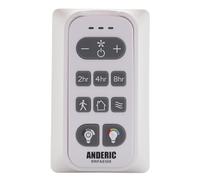 Anderic A25-FA0188A - Mando a distancia para ventilador de techo Harbor Breeze Easy2Hang Boltz III de 52 pulgadas, Mac III, Reverdy, Flanagan 3 y Crestwell, fácil de emparejar, 2BLBD-FA0308 - RRFA0308