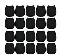 ANDERK 10 pares de medias para mujer, calcetines antideslizantes invisibles, Negro, talla única