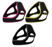 Anderk 3 unidades de correas de barbilla anti ronquidos, dispositivos de frenado ajustable, banda para la cabeza, tope para la barbilla, reduce el sueño, ayuda con ventilación de nariz