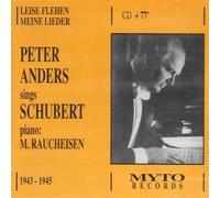 ANDERS PETER (tenore) - Schubert;Songs