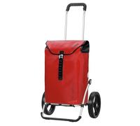Andersen Carro de Compra Royal Aluminio Plegable con Rueda Ø 25 cm y 49 litros Bolsa Ortlieb Rojo