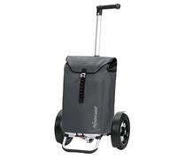 Andersen Carro de Compra Tura Aluminio Plegable con Ruedas neumaticás Ø 29 cm y 49 litros Bolsa Ortlieb Antracita