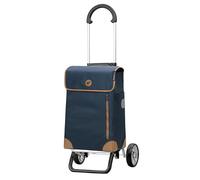 Andersen Carro de la compra Scala Shopper Plus Weda azul 36 L carro de mano, duradero, bolsa extraíble, aluminio, plegable, ligero, ruedas extraíbles, 133-201-90