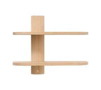 Andersen Furniture Estante de pared Bend Roble. 50×18×40 cm