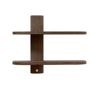 Andersen Furniture Estante de pared Bend Roble ahumado aceitado. 50x18x40 cm