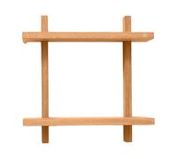 Andersen Furniture Estante de pared Treat doble Roble natural aceitado. 34×12×34 cm