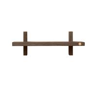 Andersen Furniture Estante de pared Treat individual Roble ahumado aceitado. 34x12x11.2 cm