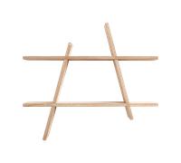 Andersen Furniture Estantería de pared A-Shelf Large 78x12x67 cm Oak