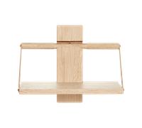 Andersen Furniture Estantería de pared Wood Wall Small 30x18x24 cm Oak