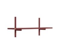 Andersen Furniture Estantería para pared A-Light Shelf Special Edition Wine red 90x21x35 cm