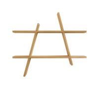 Andersen Furniture Estantería para pared A-Shelf Special Edition Brown beige L 78x12x67 cm