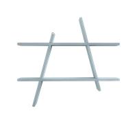 Andersen Furniture Estantería para pared A-Shelf Special Edition Grey blue L 78x12x67 cm