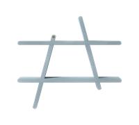 Andersen Furniture Estantería para pared A-Shelf Special Edition Grey blue M 52x9x46 cm