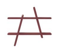 Andersen Furniture Estantería para pared A-Shelf Special Edition Wine red M 52x9x46 cm