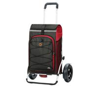 Andersen Shopper Carro de la compra Royal Shopper Plus Fado 2.0 de 72 cm con ruedas neumáticas rojo