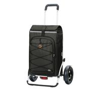 Andersen Shopper Carro de la compra Royal Shopper Plus Fado 2.0 de 72 cm con ruedas neumáticas negro