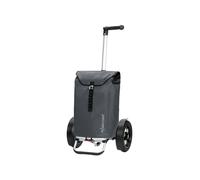 Andersen Carro de Compra Tura Aluminio Plegable con Ruedas neumaticás Ø 29 cm y 49 litros Bolsa Ortlieb Antracita