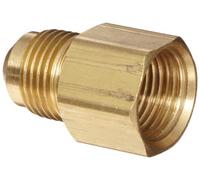 Anderson metales latón compresión tubo montaje, acoplamiento, Flare x npt hembra, 3/8" Flare x 1/4" NPT Female, 1