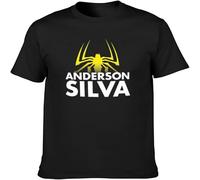 Anderson Silva Spider Killer Bee Men's T Shirt Unisex Cotton Print Teess Men's Unisex tee Black L