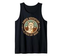 Andes Adventure Alpaca My Bags Retro Travel Camiseta sin Mangas