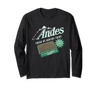 Andes Creme de Menthe Thins Distressed Ad Mint Candy Manga Larga