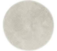 Andiamo Alfombra de baño Antideslizante Florida - Suave y esponjosa, Lavable, 60 cm Redonda Beige