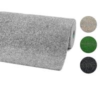 andiamo Césped Artificial Deco Alfombra de césped para Exteriores, Adecuada para Exteriores, con Puntos, Resistente, fácil de Limpiar y Resistente a la Intemperie, 133 x 300 cm, Gris