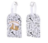 Andiamo - Etiqueta de equipaje con temática de Italia, regalo de viaje de vacaciones italianas, recuerdos turísticos italianos, vacaciones de verano, viajes, etiqueta de equipaje (etiqueta Andiamo UK)