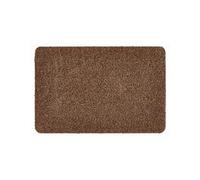 andiamo Felpudo Samson - Felpudo de algodón para la Entrada de la casa - se Puede Utilizar como Felpudo Interior, Felpudo para Exteriores Cubiertos, 60 x 100 cm + 67 x 180 cm, Color marrón
