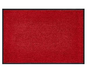andiamo Felpudo Super Verdi Felpudo para Interiores y Exteriores Cubiertos con Reverso Antideslizante Apto para Lavadora - Rojo 90 x 120 cm