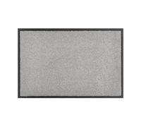 andiamo Felpudo Verdi - Felpudo para la Entrada de la casa - Ideal como Felpudo Interior o como Felpudo en Exteriores Cubiertos - Felpudo para Puerta de casa, 90 x 150 cm, Color Plateado