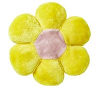 andiamo Flower Power - Cojín Decorativo para habitación (30 cm), Color Amarillo y Rosa
