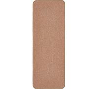 andiamo Grotone - Alfombra de salón Monocolor, para Dormitorio, fácil de Limpiar, con Parte Trasera Antideslizante, Alfombra de Cocina, 80 x 200 cm, Color coñac